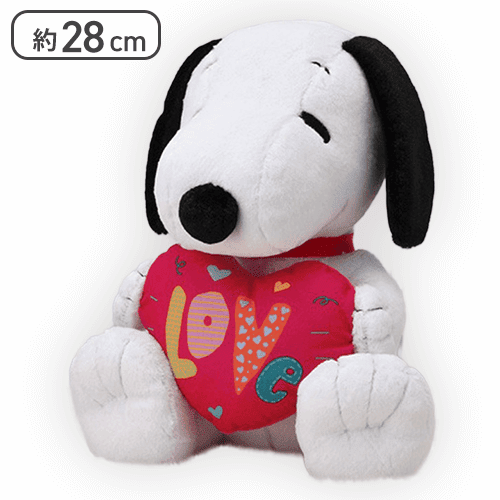【スヌーピー】SNOOPY Lぬいぐるみ -ハート-