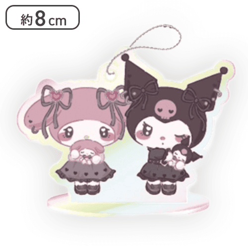 【マイメロディ×クロミ】マイメロディ・クロミ　クリアスタンド　オーロラVer.