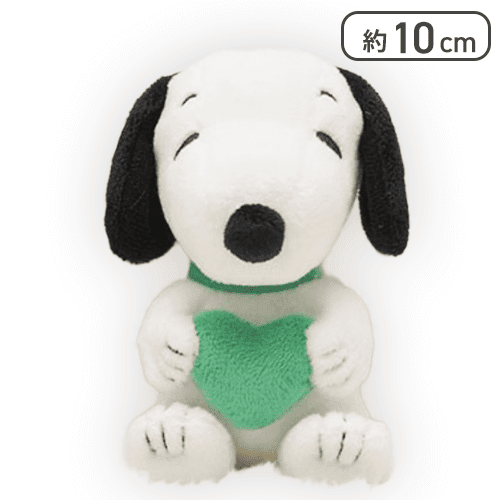 【グリーン】SNOOPY マスコット -ハート-