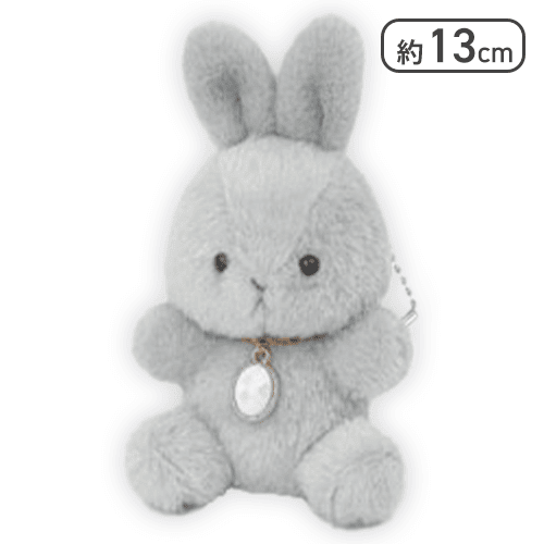 【パール(6月)】Happy Birthcolor Pastel Rabbit -Oval-