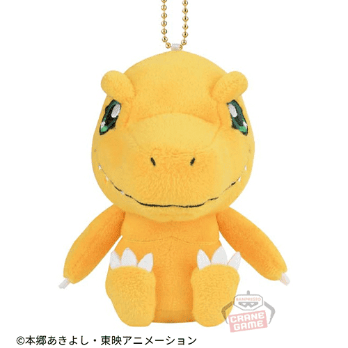 【アグモン】デジモンアドベンチャー カバンに付けられるぬいぐるみ-2024年-vol.1