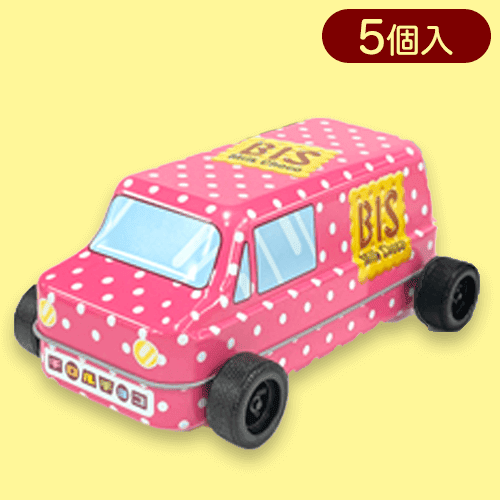 【ビス　ピンク】くるま缶 チロルチョコ※賞味期限:2025/02/28