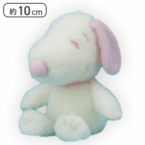 【ピンク×イエロー】SNOOPY マスコット パステルカラー