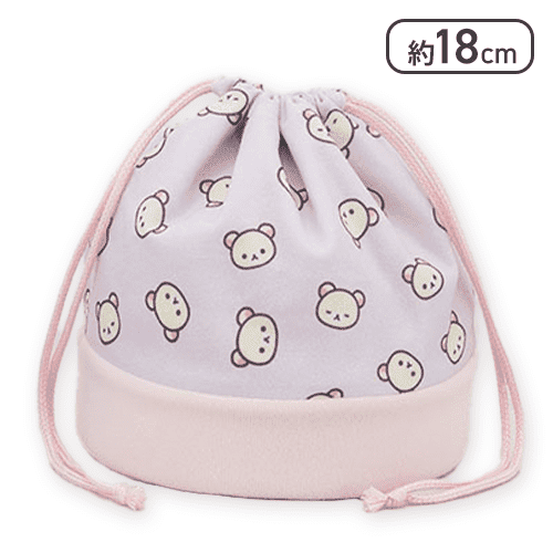 【コリラックマ】リラックマ NEW BASIC RILAKKUMA 巾着ポーチ