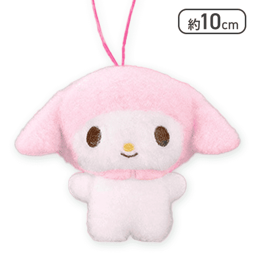 【マイメロディ】サンリオキャラクターズ ふわもこワッペンマスコット1