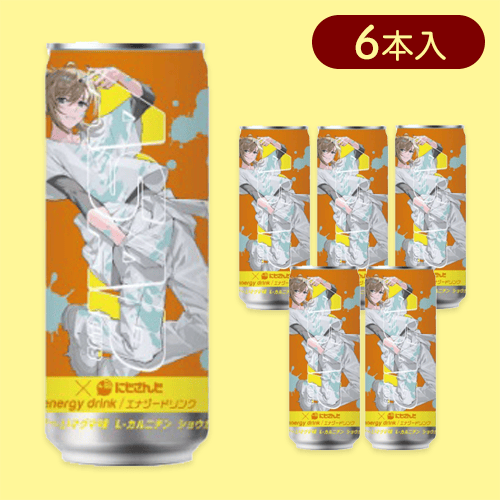【6本入】にじさんじエナジードリンク　甘〜いマグマ味（叶）※賞味期限:2025/09/20