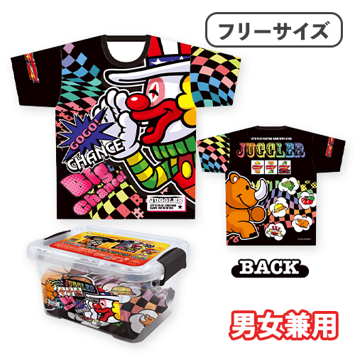 【A ピエロ&ツノっち】コンコレJUGGLERフルグラTシャツvol.2