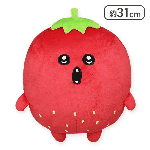 ナガノキャラクターズ いちごコロッケBIGぬいぐるみ