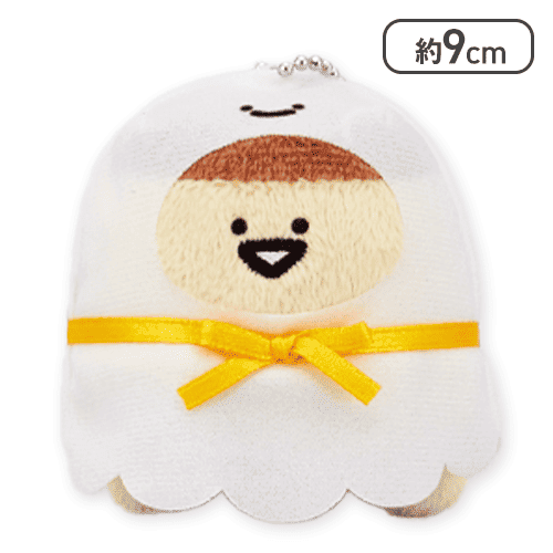 【プリンさん】お文具といっしょ てるてる坊主マスコットキーチェーン