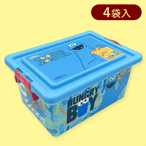 クッキーモンスターお菓子コンテナBOX※賞味期限:2024/10/25