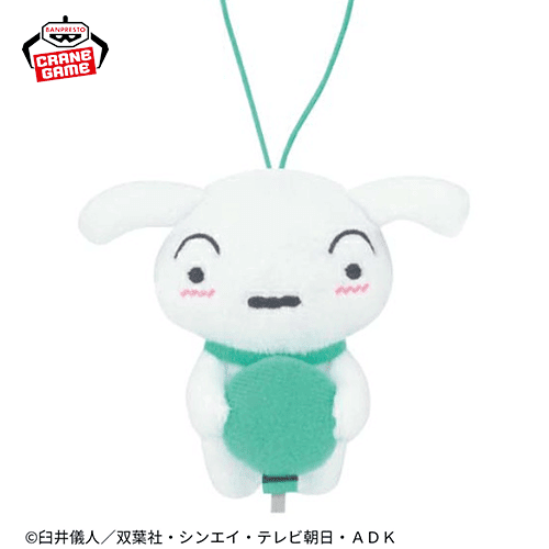 【エメラルドグリーン】クレヨンしんちゃん シロの推し色マスコット-ふわふわ風船だゾ-
