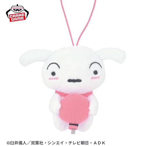 【単品配送不可】【ピンク】クレヨンしんちゃん シロの推し色マスコット-ふわふわ風船だゾ-