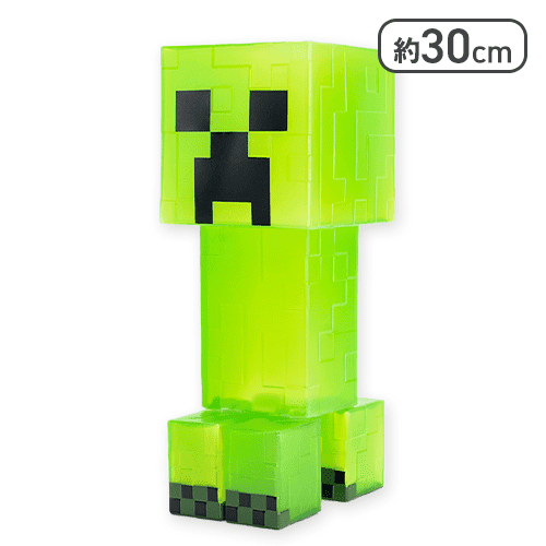 マインクラフト クリーパーBIGフィギュア-クリアver.- | オンライン