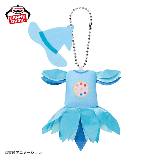 【あいこ(ブルー)】おジャ魔女どれみ 魔女見習いのぬいぐるみコスチュームチャーム