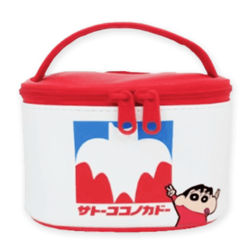 【レッド×ホワイト】クレヨンしんちゃん ミニバニティケース4