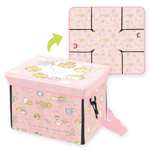 【ピンク】すみっコぐらし こいぬといぬごっこ 3WAY保冷スツール