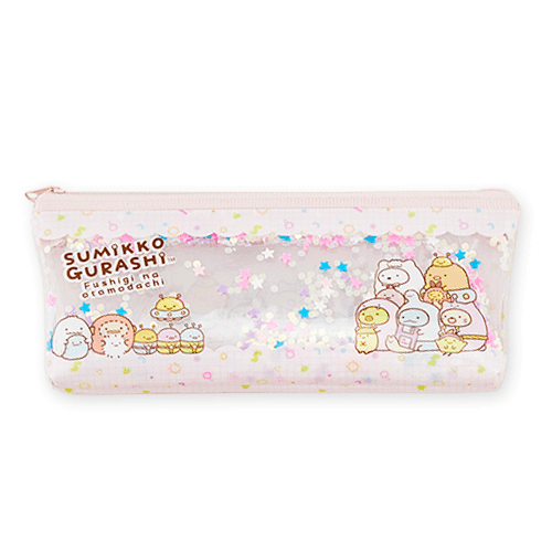 【ピンク】すみっコぐらし ふしぎなおともだち キラキラクリアポーチ