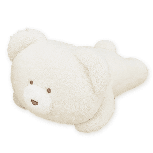 【クリーム】ほっこりモコモカ うつぶせぬいぐるみBIG