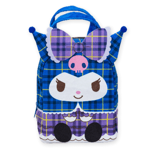 【クロミ】サンリオキャラクターズ チェック×チェックふわふわバッグ2