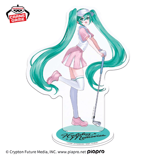 【ゴルフ】HATSUNE MIKU Holiday Memories BIGサイズアクリルスタンド
