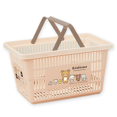 ブラウン】リラックマ Rilakkuma Style ショッピングバスケット