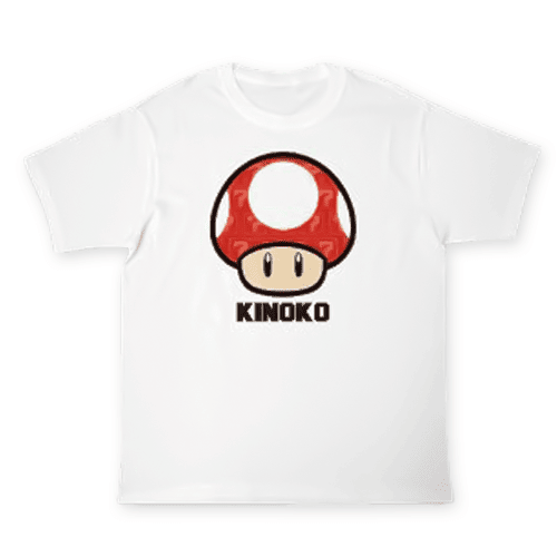 【キノコ】スーパーマリオTシャツ