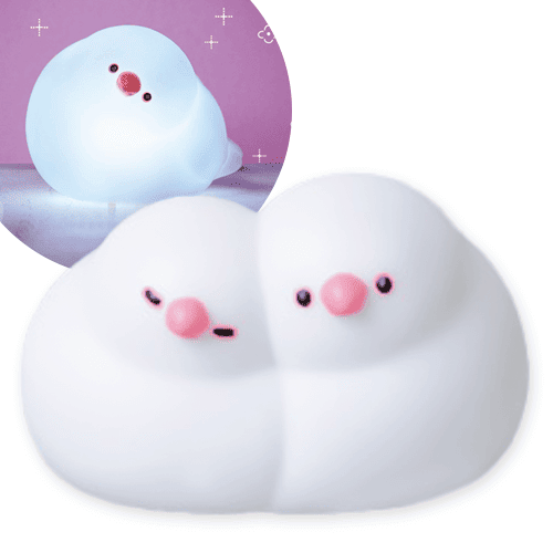 【単品配送不可】【よりそい】文鳥 ほんわりLight