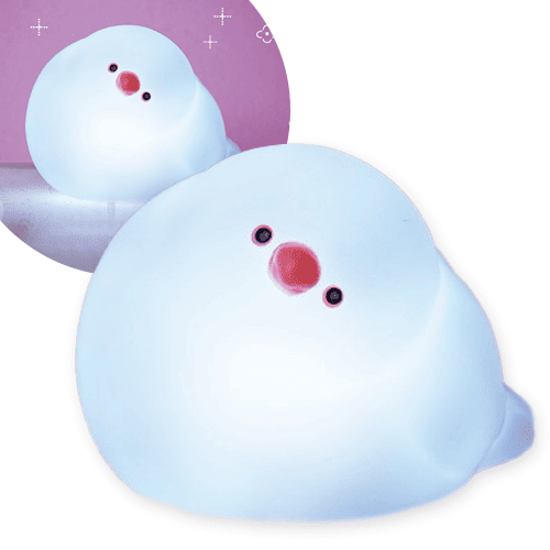 【単品配送不可】【首かしげ】文鳥 ほんわりLight