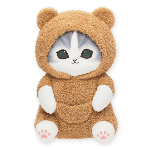 【モカ】mofusand パジャマにゃんBIGぬいぐるみ