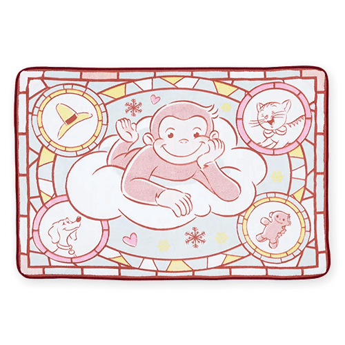 おさるのジョージ プラチナムザッカfuwa&hugブランケット