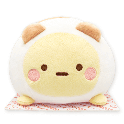 【たぴおか(イエロー)】すみっコぐらし みにっコまん うつぶせぬいぐるみ
