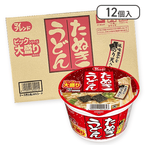 【12個入】ビッグたぬきうどん※賞味期限:2025/03/13
