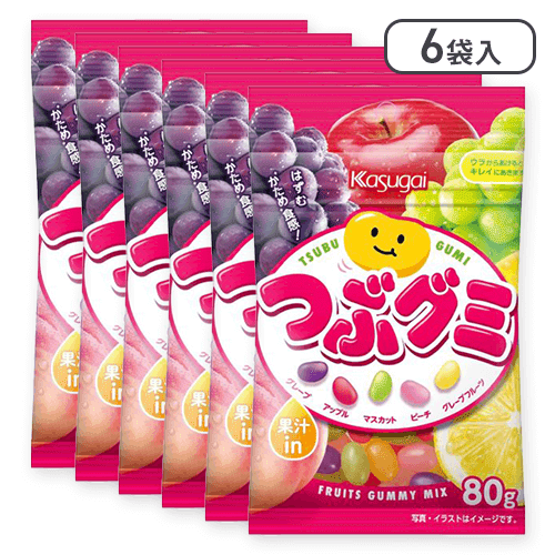 【6個入】つぶグミ※賞味期限:2026/03/31