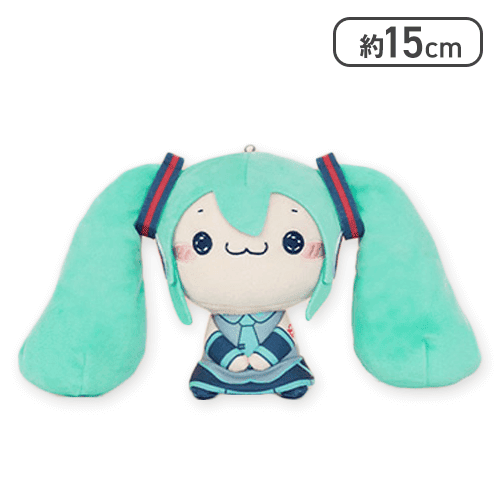 にっこり】初音ミク もちぴこぬいぐるみ | オンラインクレーンゲーム