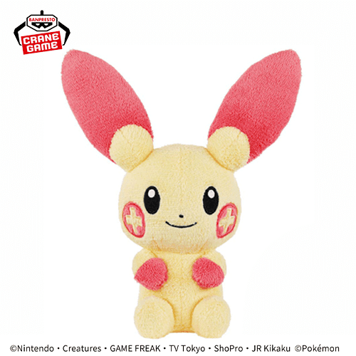 【プラスル】ポケットモンスター やさしいきもち ぬいぐるみ-プラスル・マイナン・パモ-