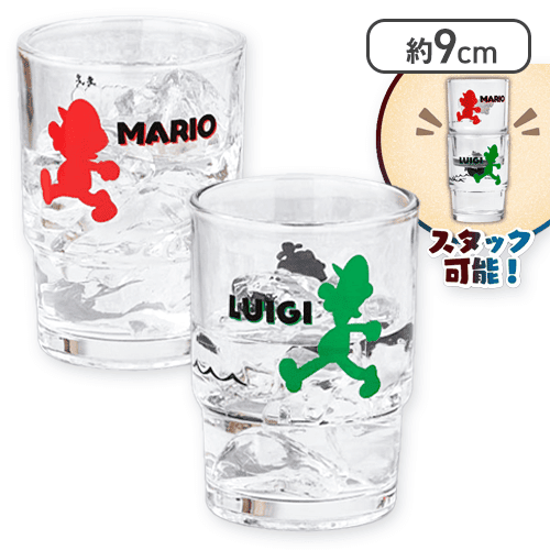 マリオ＆ルイージRPG ブラザーシップ！ ニコイチスタッキンググラス
