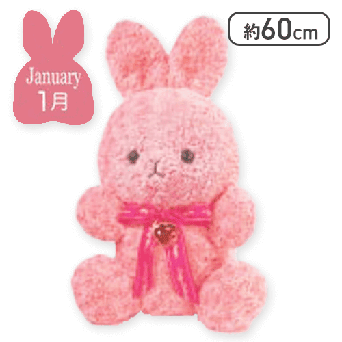 【ガーネット(1月)】Happy Birthcolor Rabbit Roseboa BIG vol.1