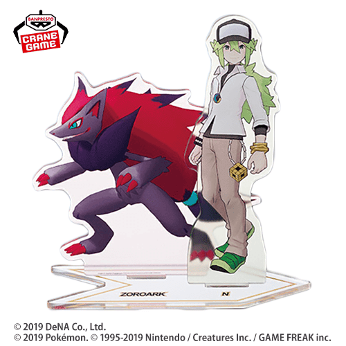 【N＆ゾロアーク】ポケモンマスターズ EX ポケモン＆トレーナーアクリルスタンド