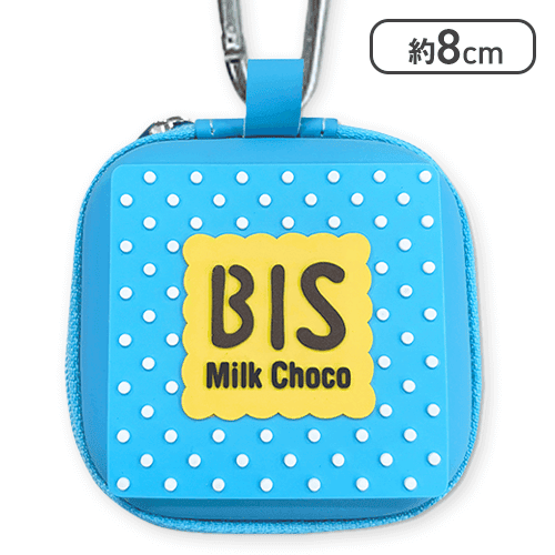 【BIS(ブルー)】チロルチョコ スクエア小物ケース
