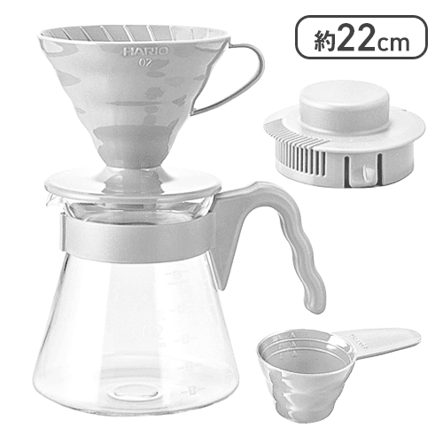 V60コーヒーサーバーセット ペールグレー