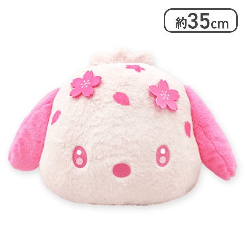 【ポチャッコ】サンリオキャラクターズ さくらカラー顔デカクッション1
