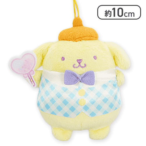 【ポムポムプリン】サンリオキャラクターズ いちご新聞651号コラボレーションマスコット3