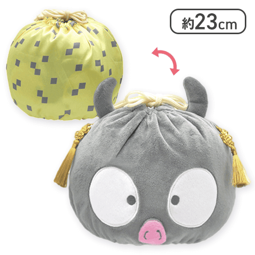 【Pちゃん】「らんま1/2」　プラチナムザッカリバーシブル巾着