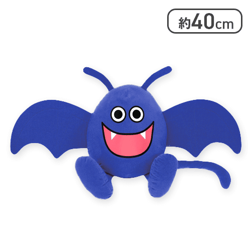 ドラゴンクエスト　ドラクエ　ドラキー　ぬいぐるみ　フリフリモンスターズ ドラキー】ドラゴンクエスト AM おおきなぬいぐるみ スライム