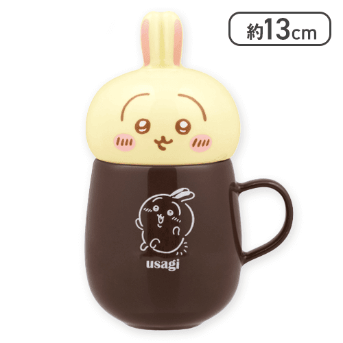 【うさぎ】ちいかわ チルタイム蓋付きマグカップ