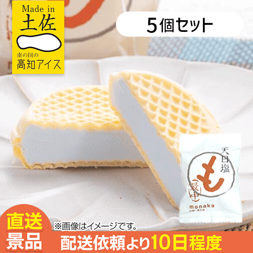 【5個入】天日塩モナカアイス：直送