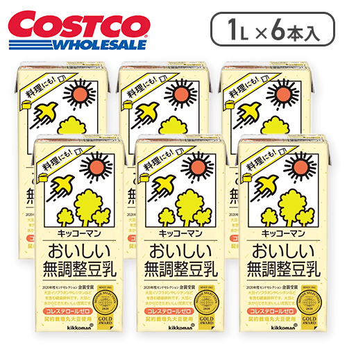 キッコーマン無調整豆乳1L×6※賞味期限:2025/08/03