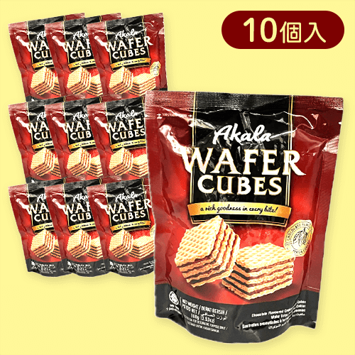 【10個入】Akaraウエハース キューブ チョコ※賞味期限:2026/05/19