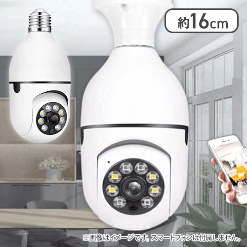電球型ルームカメラ