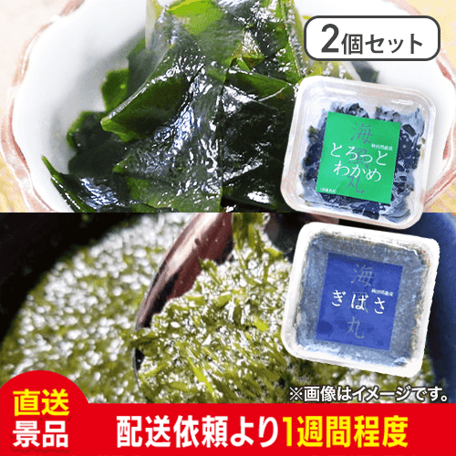 海風丸(ぎばさ100g､とろっとわかめ100g)セット：直送